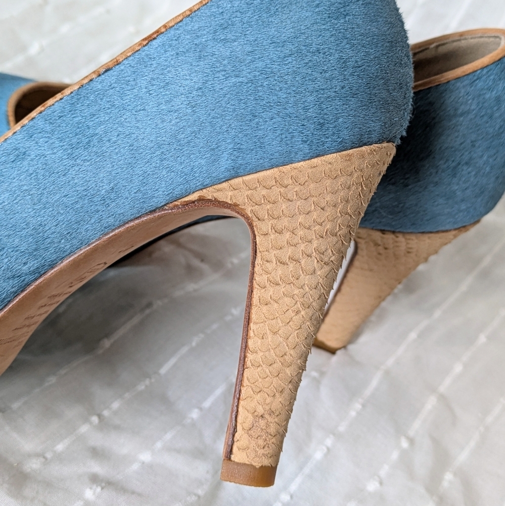 Zoe Kratzmann Robins Egg Calf Hair Pumps - Picture 6 of 8